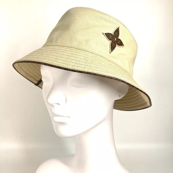 LOUIS VUITTON Bucket hat Bob On Your Way Monogram Flower Hat - Picture 9 of 10